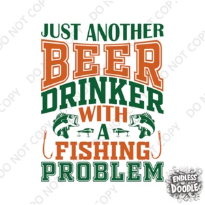 Plancha en Pesca Transferencia Regalo Idea Camiseta Navidad Navidad Regalo Cumpleaños Peces - Imagen 1 de 11