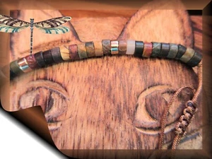 Natur Jaspis Stein Zierliches Armband Edelstein Minimalist Armband Handarbeit Jungen - Bild 1 von 2