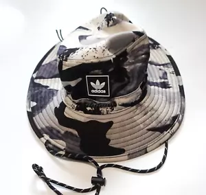 Adidas Originals Bell Bucket Hat Adult Unisex Mens Camo Black White Outdoors - Picture 1 of 9