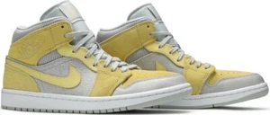 Size 10 - AIR JORDAN 1 Mid Lemon Wash 2020 DA4666-001 - Picture 1 of 7