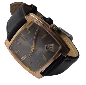 Rare Vintage GANDER Incabloc 17Rubis Date Displaying FHF82-4 Swiss Made From60'S - Picture 1 of 12
