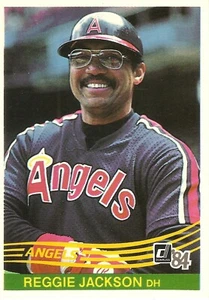 Tarjeta de béisbol Donruss Reggie Jackson 1984 #57 - Imagen 1 de 1