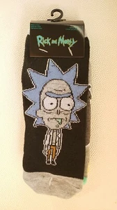 Rick And Morty Socks 3 Pr 9-11 No-Show  - Picture 1 of 3
