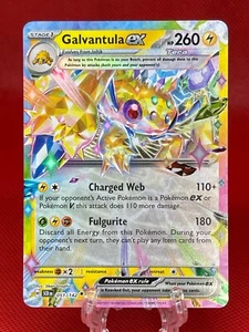 Juego de cartas coleccionables Pokémon Galvantula EX 051/142 S&V corona estelar doble raro inglés 2024 casi nuevo - Imagen 1 de 2