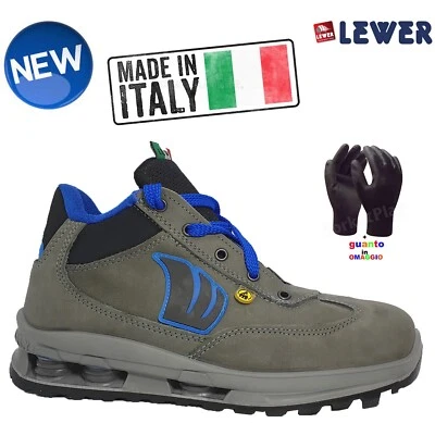 scarpa da lavoro uomo antinfortunistica LEWER Rock, MADE IN ITALY, s1p, FLEX - Immagine 1 di 4