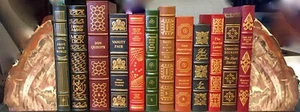 26 EASTON PRESS FULL LEATHER BOUND BOOKS Raised Spines NEW L.A,Calif. pu/del. - Bild 1 von 11