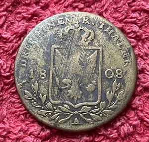 1/3 Reichsthaler Preußen 1808 A – Friedrich Wilhelm III – 666er Silber - Bild 1 von 8