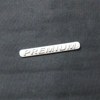 1x PREMIUM Pegatina Plástico Plateado Insignia Calcomanía Emblema Motor Coche Deportivo Hatchback Foto 1 de 4