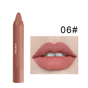 Makeup Lipstick Moisturizing 12ColorsMatte Lasting Long Lipstick Water Crayons F - Picture 1 of 3