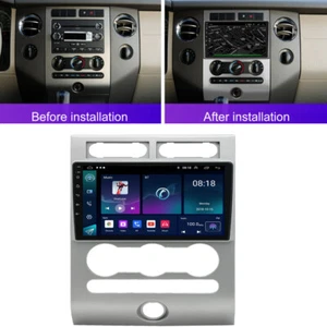 9'' Android Stereo Radio GPS Navigation For Ford Expedition 2007-2014 Manual AC - Picture 1 of 24