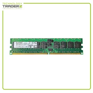 LOT OF 2 EBE10AD4AGFA-6E-E Elpida 1GB PC2-5300 DDR2-667MHz ECC REG 1Rx4 Memory - Picture 1 of 1