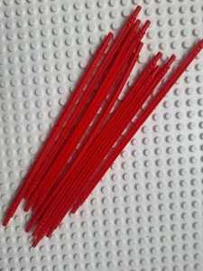 LEGO 32235 ROTE FLEXSTANGE/SCHLAUCH/WEICHE ACHSE 19L WÄHLEN SIE 1 oder 2 STÜCK BRANDNEU * - Bild 1 von 3