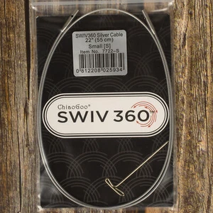 ChiaoGoo SWIV360 Cable Small 22 Inch Knitting Needle Cord Interchangeable - Picture 1 of 2