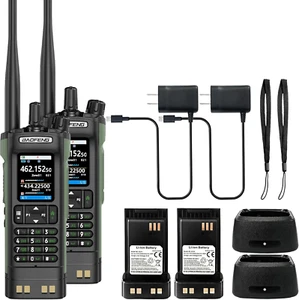 US 2X BAOFENG UV-32 Amateur Walkie Talkie USB Aviation Radios GPS Bluetooth APP - Picture 1 of 23