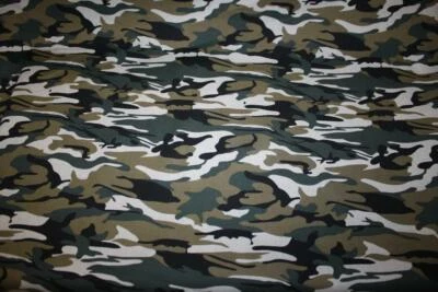 Ejército Camuflaje 100% Algodón 57" Ancho Bosque Selva Camuflaje Material Tela Máscara NUEVO Foto 1 de 2