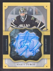2013-14 The Cup Hockey Brilliance Autograph #B-MT Marty Turco Auto