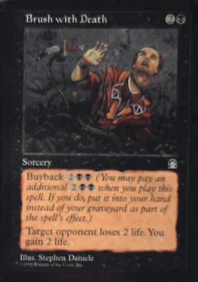 Brush with Death - Stronghold: #52, Magic: The Gathering Lp R99 - Image 1 of 1