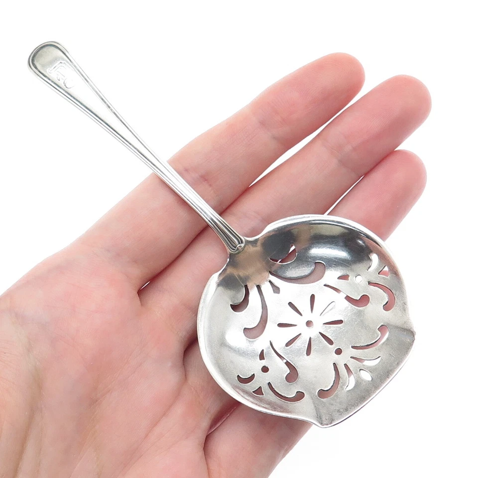 Cuchara Hamilton Bon Bon antigua de plata de ley 925 Gorham 1909 Foto 1 de 4