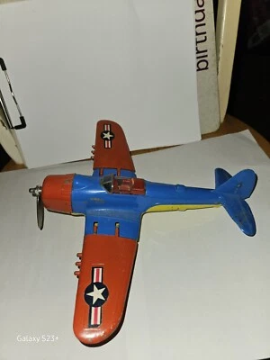 Avión militar Hubley Metal de colección Lancaster PA hecho en EE. UU. para restauración  Foto 1 de 4