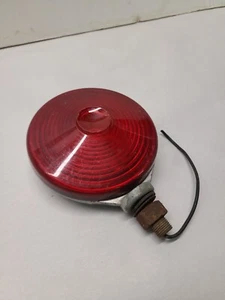 Vintage DIETZ 270 Tractor (?) Light for Rat / Hot Rod or Motorcycle w/ Red Lens  - Picture 1 of 8