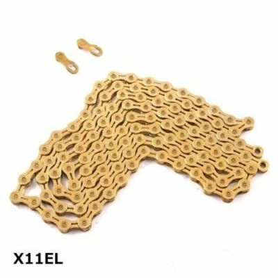 Nueva cadena de bicicleta KMC X11SL X11EL 11 velocidades 118 eslabones Shimano/SRAM paquete al por menor-dorado Foto 1 de 3