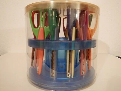 Provo Craft Scissor Spinner Rack of 12 pairs each with different cut pattern NEW - Image 1 of 4