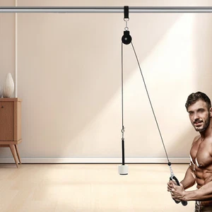 Sistema de polea de cable de 100 kg/220,46 lb Sistema de polea de peso Equipo de gimnasio en casa - Imagen 1 de 15