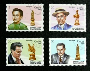 THEME ECHECS / SCHACH : 1982 YVERT N° 2409 à 2412 Oblitéré - SERIE COMPLETE - Photo 1/1
