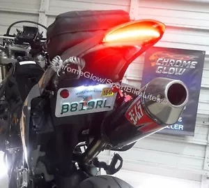 Suzuki DR-Z400 SS Integrated LED Light Bar Fender Eliminator; Smoke Lens - Bild 1 von 7