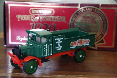 Matchbox Models of Yesteryear 1920 Leyland 3 Jon Subsidy Lorry 1/43 scale Diecas - Image 1 of 4