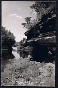 LOVERS LANE LOWER DELLS WI POSTCARD RPPC WISCONSIN - Picture 1 of 2