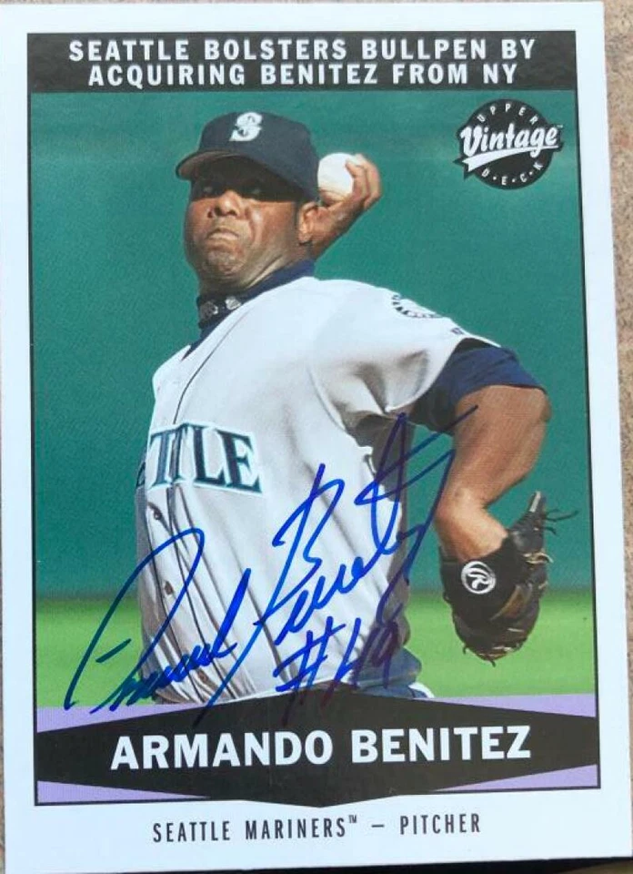 Armando Benitez Autographed 2004 Upper Deck Vintage #333 - Image 1 of 1