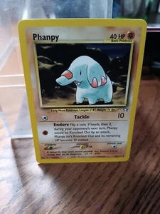 Pokemon TCG Phanpy 43/111 Neo Genesis Unlimited NM Vintage Pokémon - Picture 1 of 2