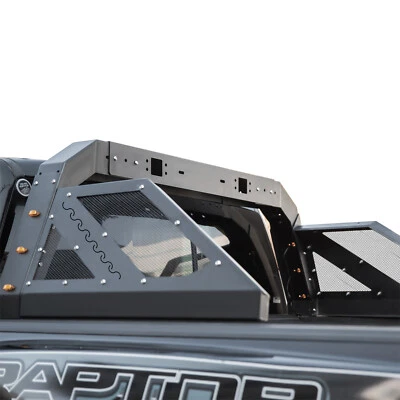 VEVOR Truck Roll Bar Adjustable Chase Rack with 6 Auxiliary Side Marker Lamps - Image 1 of 4