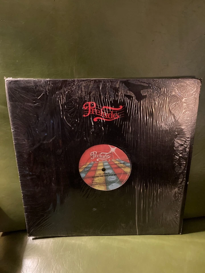 "D" TRAIN -You're The One For Me  12" Vinyl Single PRELUDE Records VG+ In SHRINK - Image 1 of 3