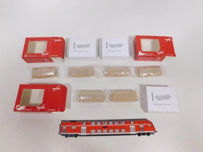 Dn140-0,5# 3x Herpa H0 1:87 Paquete de 052443 Remolque de Volquete Redondo de Carga Mint+Box Foto 1 de 3