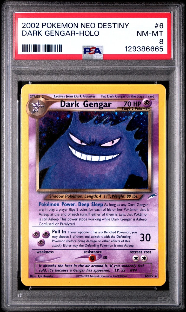 Gengar Pokémon TCG Professional Sports Authenticator (PSA) Neo