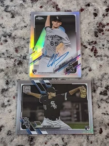 2021 Topps Chrome Refractor /499 Rookie Autographs Codi Heuer RA-CH + Topps #311 - Picture 1 of 2
