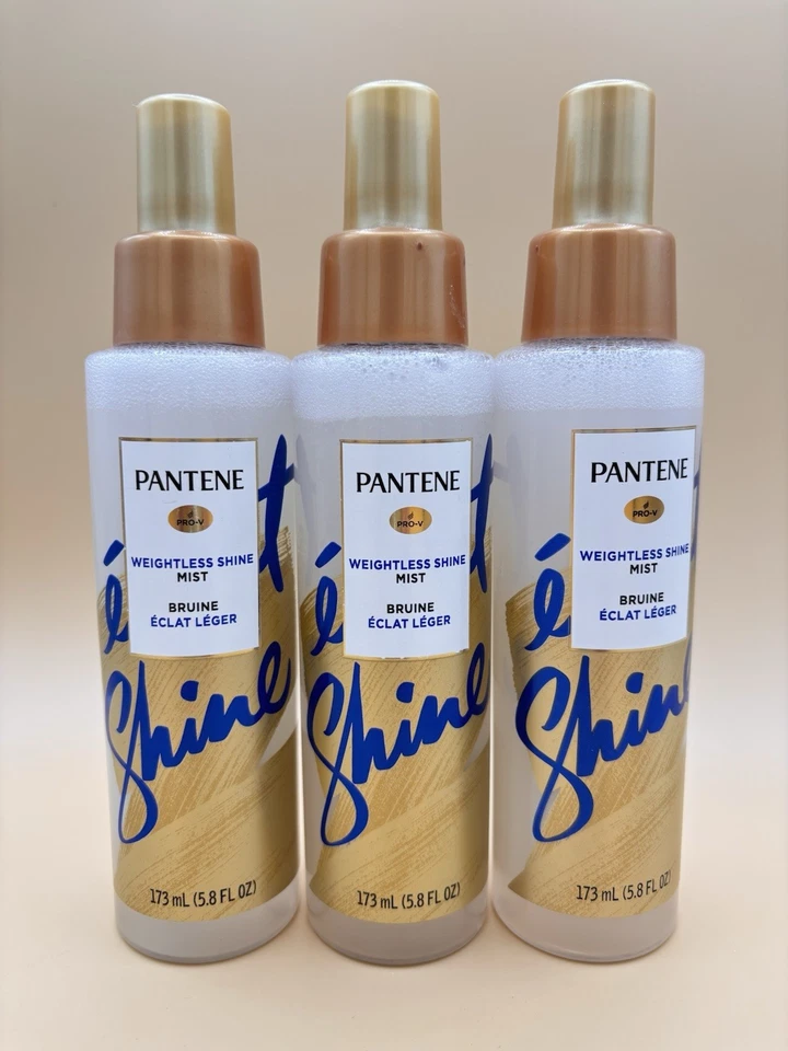 Комплект из 3 Pantene Pro-V невесомый блеск туман 5,8 жидк. унц новый - Изображение 1 из 1