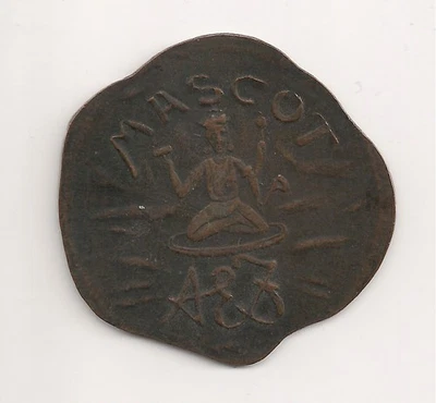 A0883 Magic Token ND(1905) SCANDAL Anna Eva Fay (1851-1927), the famous magician - Image 1 of 4