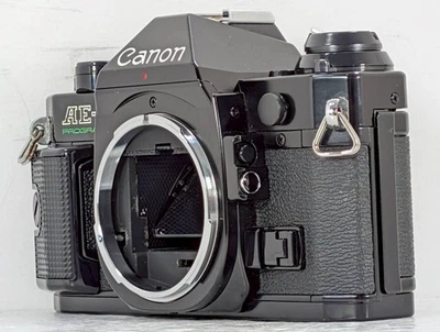 [Exc+5] Canon AE-1 Program 35mm SLR Film Camera Body Black from Japan - Image 1 of 4