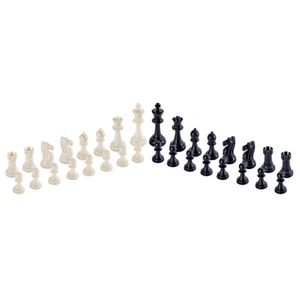 WE Games Kunststoff Staunton Turnier Schachfiguren, 3,75 Zoll König - Bild 1 von 4