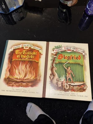 METROPOLITAN OPERA GUILD BOOKS,WAGNERS RING OF NIBELUNG LOT OF 2, 1938,H/C - Image 1 of 3