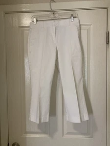 VTG Liz Claiborne Size 6 Michaela Crop White Pants - Bild 1 von 5