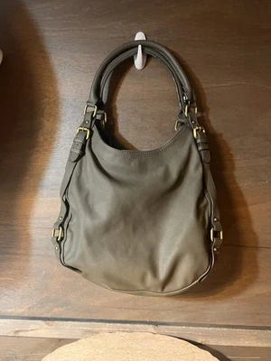 Merona сумочка Дамская сумка наплечная сумка W/Snap зеленый вместительный лот карманов искусственной кожи - Изображение 1 из 4