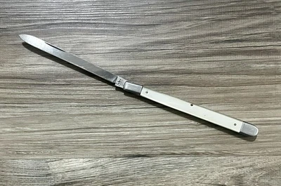 Vintage Sabre 677? Faca de bolso testadora de melão dobrável lâmina única feita no Japão - Imagem 1 de 4