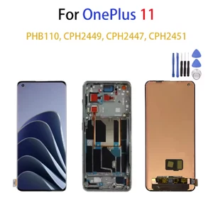 OEM LTPO3 Fluid AMOLED Display LCD Screen Touch Digitizer Frame For OnePlus 11 - Picture 1 of 4