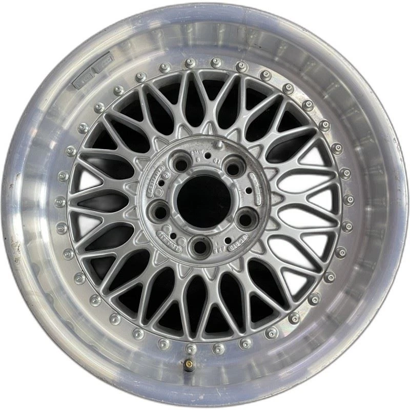 BMW Silver And Polished Lip 525i 530i 540i OEM Wheel 17” 2001-2003 Rim 59255 - Image 1 of 4