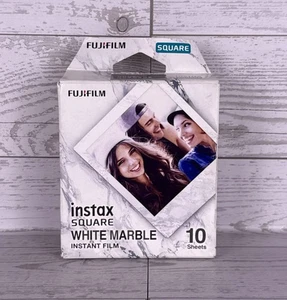 FUJIFILM Instax Square White Marble Sofortbildfilm 10 Blatt ABGELAUFEN 09/2022 NEU - Bild 1 von 7