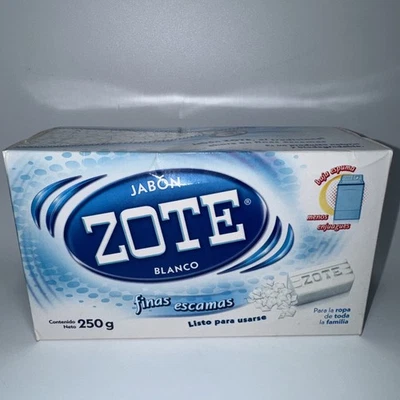 JABON ZOTE BLANCO (2 BOXES) ZOTE Blanco Laundry Flakes, White Laundry Soap, 17.6 Oz.